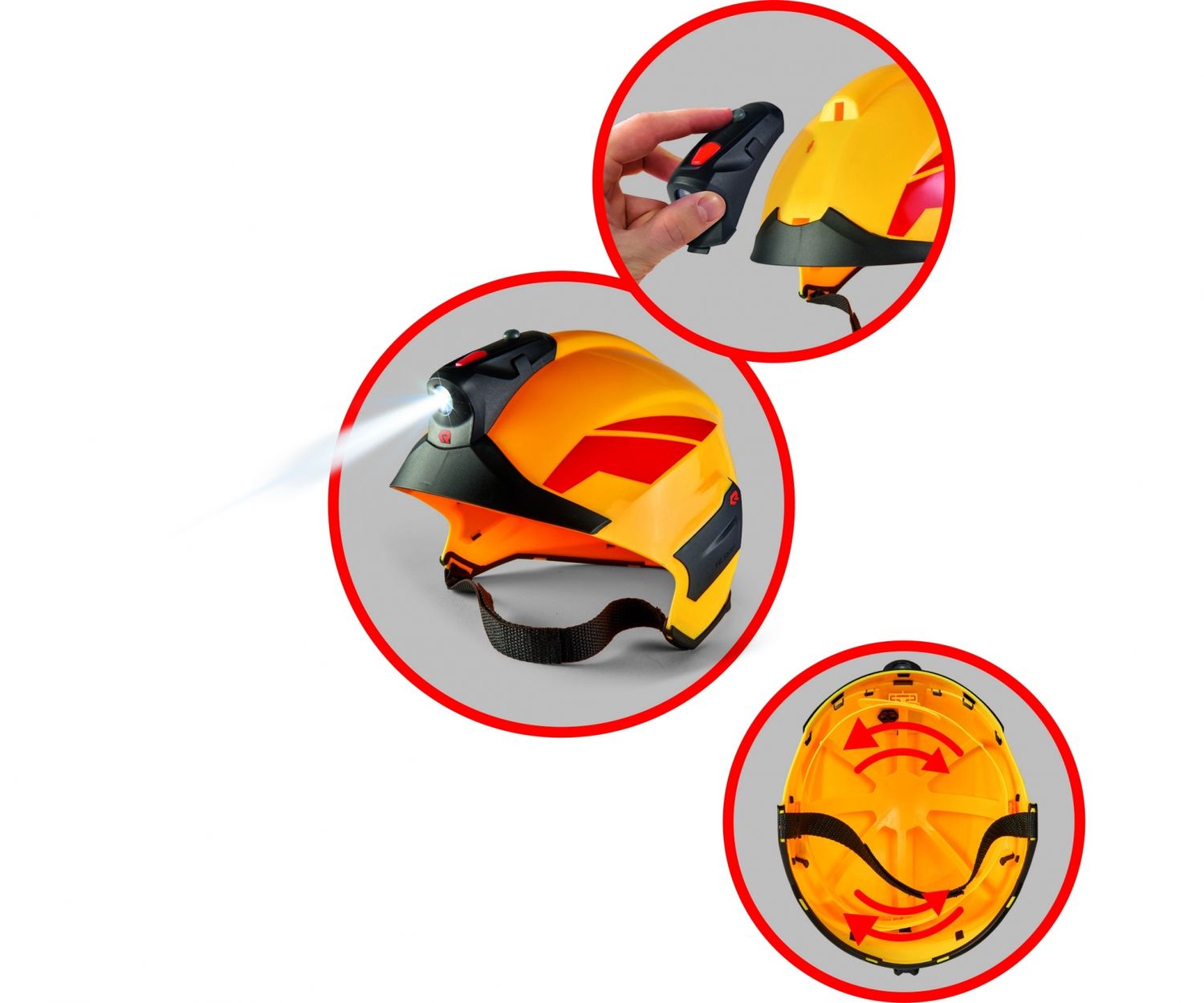 Simba - 108101000 - Feuerwehr Helm Rosenbauer mit Licht Simba - 108101000 - Feuerwehr Helm Rosenbauer mit Licht